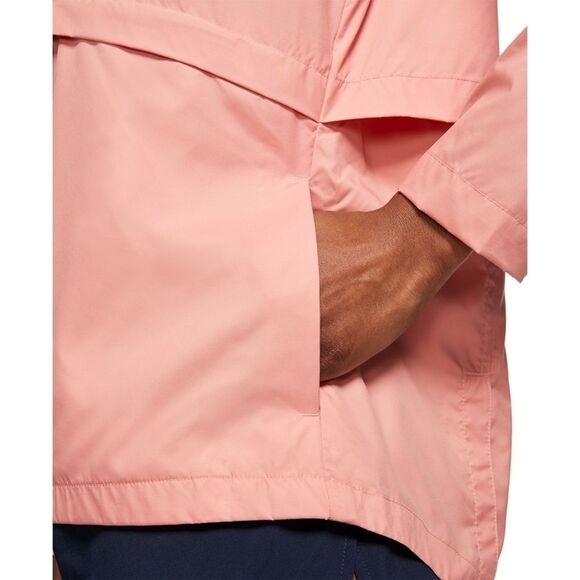 New! NIKE Essential Packable Running Zip Rain Jacket Lightweight Water Repellent - Picture 9 of 10
